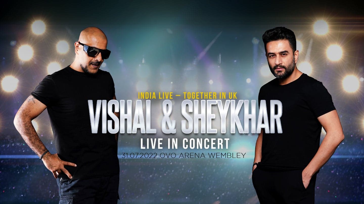 Vishal & Sheykhar Live — 2 upcoming tour dates and ticket alerts on Yoink
